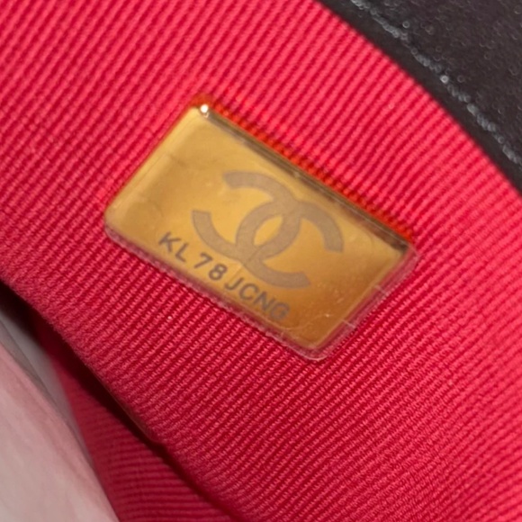 Authentic Chanel 19 Large Black Lambskin - Picture 13 of 13